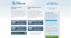 Desktop Screenshot of itunesgenerator.com